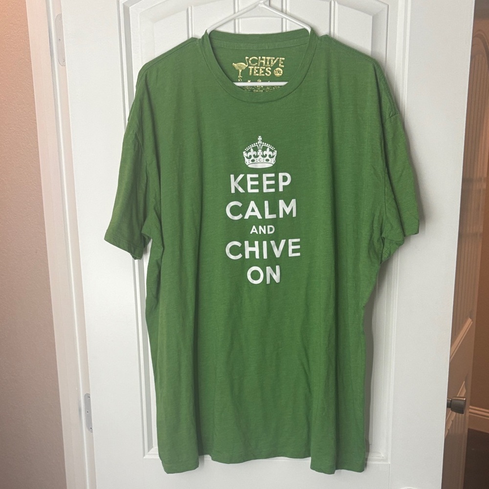 Chive Tees Green Graphic T-Shirt